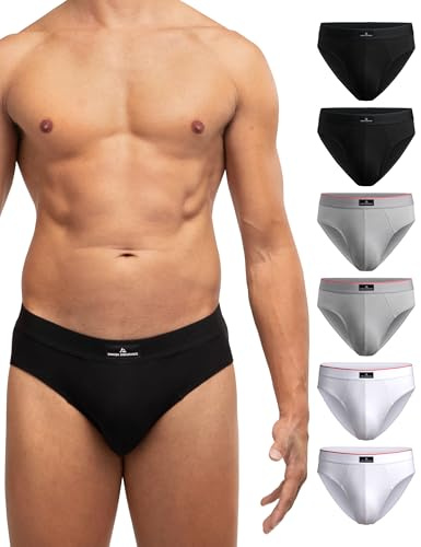 DANISH ENDURANCE 6er Pack Herren Slips, Klassischer Slip aus Baumwolle | Klassischer Slip aus Baumwolle, Weich, Atmungsaktiv & mit Stretch für Alltag und Sport, Herren Unterwäsche