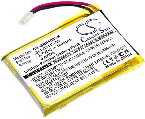 TECHTEK Batteries Compatible avec [Garmin] Approach S10, Approach S20, Approach X40, Forerunner 35 remplace 361-00117-00 FBA