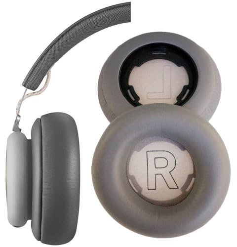 V-MOTA Cuscinetti auricolari H4 Protein Skin compatibili con cuffie Bang & Olufsen Beoplay H4 Gen1/1a cuffie, non adatti a cuffie Beoplay H4 Gen2 e altri modelli (1 paio) (grigio)