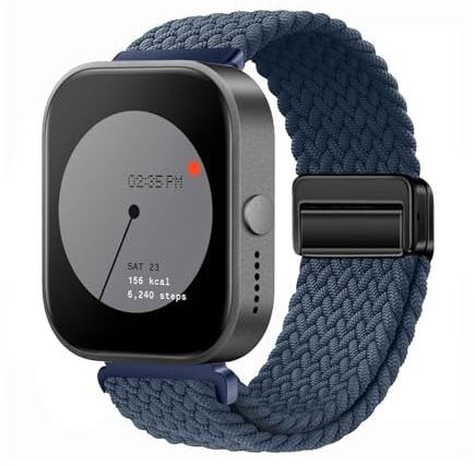 KUWAI Nylonarmband für Nothing Watch Pro - Geflochten Magnetische Armbänder CMF by Nothing - für Damen und Herren (YY)