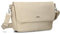 Zwei Damen Handtasche Mademoiselle.M M60 Umhängetasche 3 Liter breite Crossbody-Bag Magnetklappe Reißverschluss inklusive Schlüsselband klassisch-elegante Abendtasche (nubuk-linen)