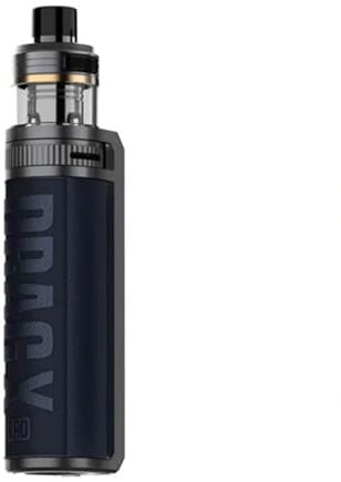VOOPOO Drag X Pro Vape Kit – Sub-ohm DTL Pod Kit, 100W Variable Wattage, Button Activated, Smart Mode, Uses Single 18650/21700 Battery (Not Included), No Nicotine (SHAPPHIRE BLUE)