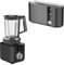WMF Set 2-teilig Master Toaster Langschlitz motorisiert, Toaster 2 Scheiben, XXL-Toast, automatische Brotzentrierung und WMF Master Hochleistungsmixer, Standmixer mit Mixbehälter 1,75l, Ice-Crush