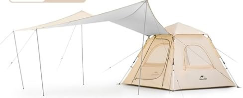 Naturehike Ango Zelt Pop up Zelte 2-4 Person Camping Zelt Wasserdicht Winddicht Einfacher Aufbau Automatikzelt für Camping, Wandern, Outdoor