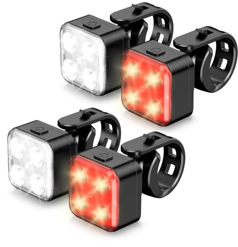 Akale Bike Lights for Night Riding, Bicycle Lights Front and Rear