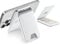 ESR Cartera Aura con MagSafe(HaloLock), Bloqueo RFID, Compatible Magsafe Wallet, Soporte Ajustable, 5 Tarjetas, Cuero Vegano, para iPhone Series 16/15/14/13/12, NO para 13/12 Mini, Blanco Brillante