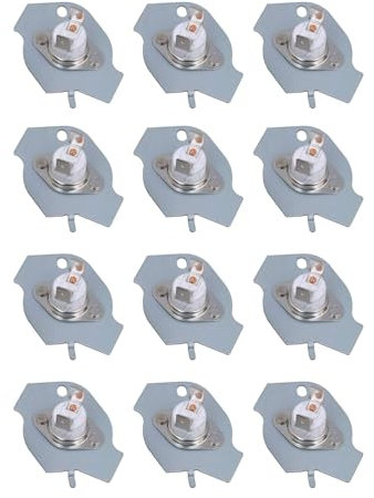 Fusibles térmicos 3977393 de repuesto para Whirlpool para secadoras Kenmore, 12 unidades