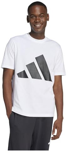adidas Men's Essentials Big Logo T-Shirt White/Black 3XL