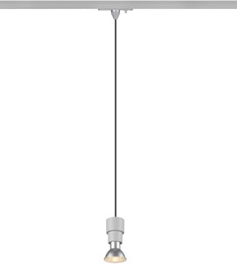 SLV PURI 2.0 Basic, 1~ Pendelleuchte, GU10, Pendellänge 200 cm, 1x max. 6 W, grau