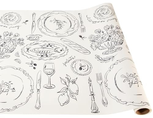 Hester and Cook Papier-Tischläufer-Rolle, 76,2 cm breit, Einweg-Läufer für Partys oder Hochzeiten, hergestellt in den USA