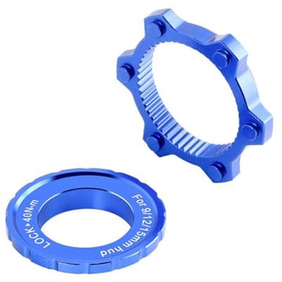 Tuulizz centerlock to 6 Bolt Adapter (Blue)