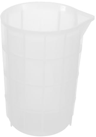 CIMAXIC 1 Pc taza medidora vasos medidores de liquidos dispensador de jarabe de café instante té vaso batidor taza mezcladora taza dispensadora vaso mezclador de pigmentos gel de sílice