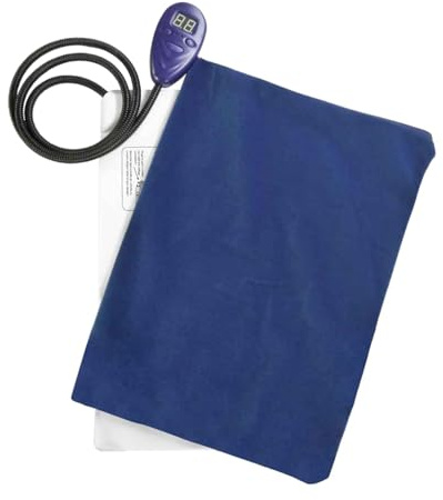 Harilla Heizmatte für Katzen, Hunde, Wärmekissen, wasserdicht, 40 x 30 cm, weiches elektrisches Heizbett für Hunde, Haustier-Heizkissen für Auto,