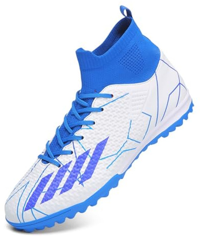 Football Boots Boys Astro Turf Men Indoor Futsal Shoes Unisex Youth Rugby Shoes Adult AG FG TF Wide Training Sneaker Breathable