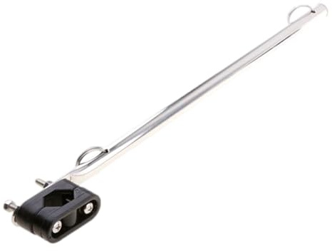 Boat Flagpole - 60Cm Stainless Steel Flagpole, Adjustable Deck Mounted Bar | Rustproof Yacht Flags Holder For Boats Pole Socket Rear Rail Shade Resistant Nautical Hardware Ship A