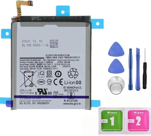 ZAMLINK EB-BG991ABY Battery Compatible with Samsung Mobile Phone Galaxy S21 5G SM-G991B G991U G9910 Smart Phone Li-ion 4000mAh 3.88V with Repair Tool Kit