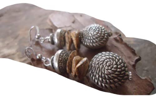 Schnecken BOHO BALI STIL & STEIN Schnecken Ohrringe