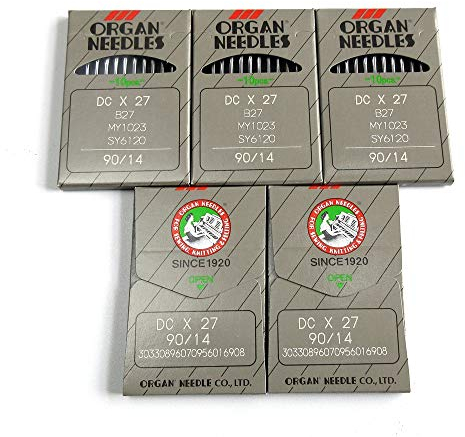 evernice 50 Organ Dcx27 B27 B-27 Nadeln für industrielle Serger Overlock-Maschine Juki Pegasus Singer 14 / Metric 90