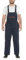 C.B.F. Balducci Group Salopette Da Lavoro Multitasche Uomo Donna (Blu/Arancione, M)