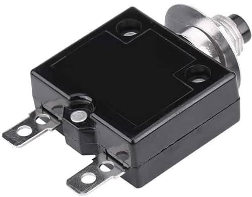 AUTOZOCO Disjoncteur de circuit interrupteur thermique de réajustement manuel protecteur de surcharge (5A)