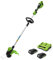 Greenworks 2×24V Akku-Rasentrimmer, 33cm Schnittweg, 2mm Durchmesser Rasentrimmerfaden, Runder Zusatzhandgriff, Geringes Gewicht 3,6kg, Mit 2×2Ah Akku und 2A Dual Slot Ladegerät