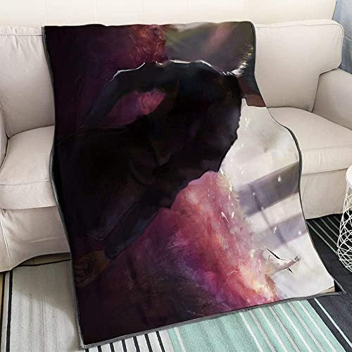 Tokyo Ghoul Anime 3D-Digitaldruck Flanell Ultraweiche Micro-Fleece-Decke Pflegeleicht