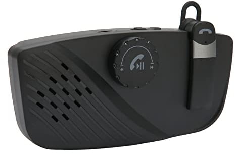 Vivavoce per Auto Bluetooth 5.0, Può Cambiare Rapidamente Chiamate Private, Connessione Automatica, con Clip Posteriore in Metallo, Kit Vivavoce per Riduzione Del Rumore Dell'auto per Camion, Autobus
