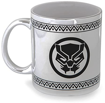 Marvel Black Panther Tribal Borders Electroplated Ceramic Mug | Holds 20 Ounces