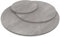 AUPROTEC Tischplatte 19mm rund Ø 500 mm Beton Perlgrau Holzplatte melaminharzbeschichtet Spanplatte mit Umleimer ABS Kante Auswahl: 50 cm