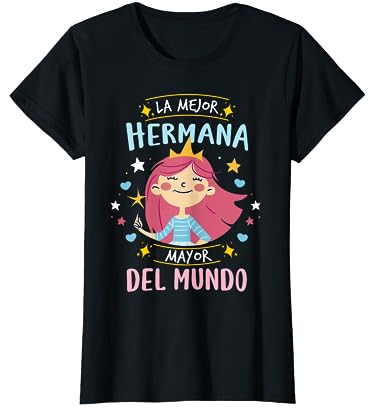 La Mejor Hermana Mayor Del Mundo de Niña Camiseta