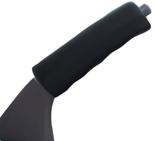 AUTOZOCO Funda Palanca freno de mano coche silicona suave, Funda para freno de mano de silicona, Cubierta para palanca de freno de mano, Universal, Medida 12.2 cm largo, Silicona, Negro