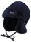 Sterntaler Fliegermütze einfarbig aus weichem Fleece - Jungen Holzfällermütze mit angeschnittenen Ohrenklappen und Bindeband - Kinder Wintermütze, gefüttert mit Microfleece - Marine, 53