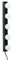ValueLights | Plug in Matt Black Hollywood Make Up Dressing Table Light Wall with Glass Globe Lamp Shades | Vanity Lighting Fixtures, Home Décor & Improvement Essential | Includes Bulb
