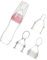 Abaodam 3St Nuckelflasche Babyflasche aus Silikon Reisflasche für Säuglinge Babyflasche mit Silikonlöffel Ergonomisches Design Babyflasche Essen babynahrungszubereiter Säugling