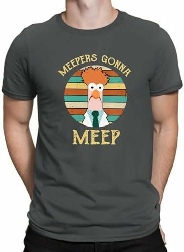 ERCWKO Cotton Muppet Meepers T Beaker Gonna Mens Meep Shirt The Black Show Retro