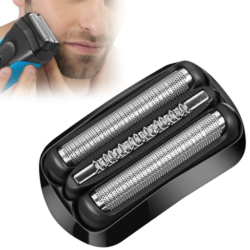 ACWOO Têtes de Rasoir de Rechange Series 3, 21B Grille Rasoir Braun Remplacement Serie 3, Tête de Rasoir Électrique Tête Accessoires pour Rasoirs Compatible avec le Rasoir Homme pour Braun Series 3