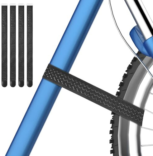 Fahrradträgergurte, 4er-Pack Fahrradträger Gurte Verstellbare Fahrrad-Stabilisator-Gurte, Spanngurte mit Haken und Schlaufe für Auto- und Wandhalterung, für Transport und Aufbewahrung, 70 cm x 5 cm