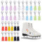 CHGCRAFT 32 pièces 8 couleurs Ours en Résine Breloque de Patin à Roulettes Chaussures Pinces à Breloques Chaussures de Skate Accessoires en Dentelle pour Lacets de Patin