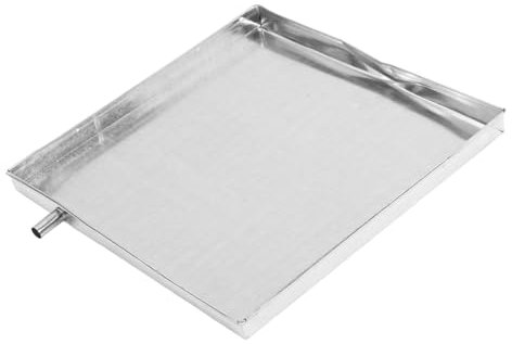 Homoyoyo Bandeja De Drenaje Para Aire Acondicionado De Metal Recolector De Agua Para Unidades Exteriores Compatible Múltiples Modelos Instalación Rápida y Sencilla