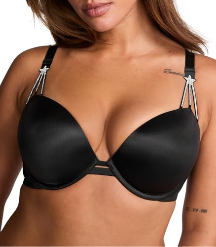 Victoria's Secret Reggiseno push up molto sexy, aggiungere 1 taglia tazza, imbottito, spalline sexy, reggiseni da donna, collezione molto sexy (32A-36DD)