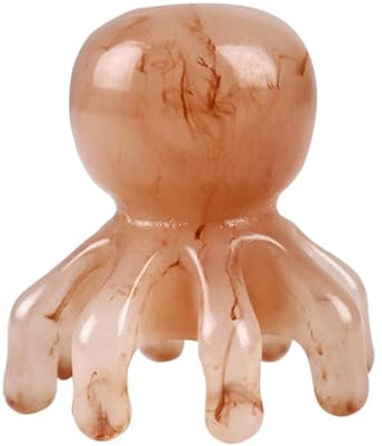 Head Massager Comb - Octopus Hair Brush Resin Comb | Head Spa Equipment | Resin Octopus Massage Comb | Unique Massage Points, Scalp Massage Tool For Hair Growth, Melts Away Muscle Knots