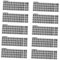 FUNNETOYU 10Sheets Keyboard Stickers of Self Adhesive Replacement Decals for Laptop Computer Durable Material for Enhanced Typing Experience Easy Peel Stick Application