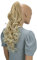 CAISHA 50cm Haarzopf Sarah Haarteil mit Butterflyklammer Pferdeschwanz Haarverlängerung Voluminös Gewellt Blond Mix H32