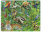 Larsen FH10 The Lush South American Rainforest Jigsaw Puzzle Age 6+ for Children - 70 Pieces | Educational and Fun |Puzzles for Ages 6 and Up Boxless Tray & Frame Included | Made in Norway