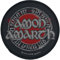 AMON AMARTH Aufnäher RUNES Patch gewebt 9 cm