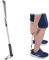 Chausse-pied de Acier Inoxydable Télescopique accessoire, pour Personnes âgées, Femme Enceinte