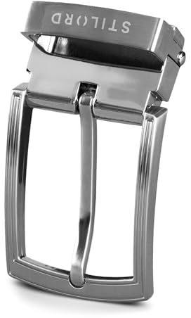 STILORD Gürtelschnalle Dornschließe für Gürtel 35 mm Breite Vintage Belt Buckle Antik Gürtelschließe Ersatz Schnalle für Wechselgürtel