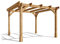 Dunster House Wooden Pergola Kit 3 x 3 Metres Leviathan Garden Plant Frame