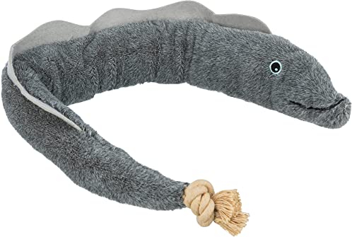 TRIXIE Be Nordic Plüschtiere für Hunde Aal Karl – maritimes Kuscheltier für Hunde zum Spielen und Kuscheln – robust & langlebig – aus Plüsch/Tau - 36048