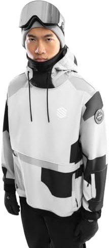 SIROKO - Snowboardjacke W1 Tibet - XXL - Grau/Schwarz